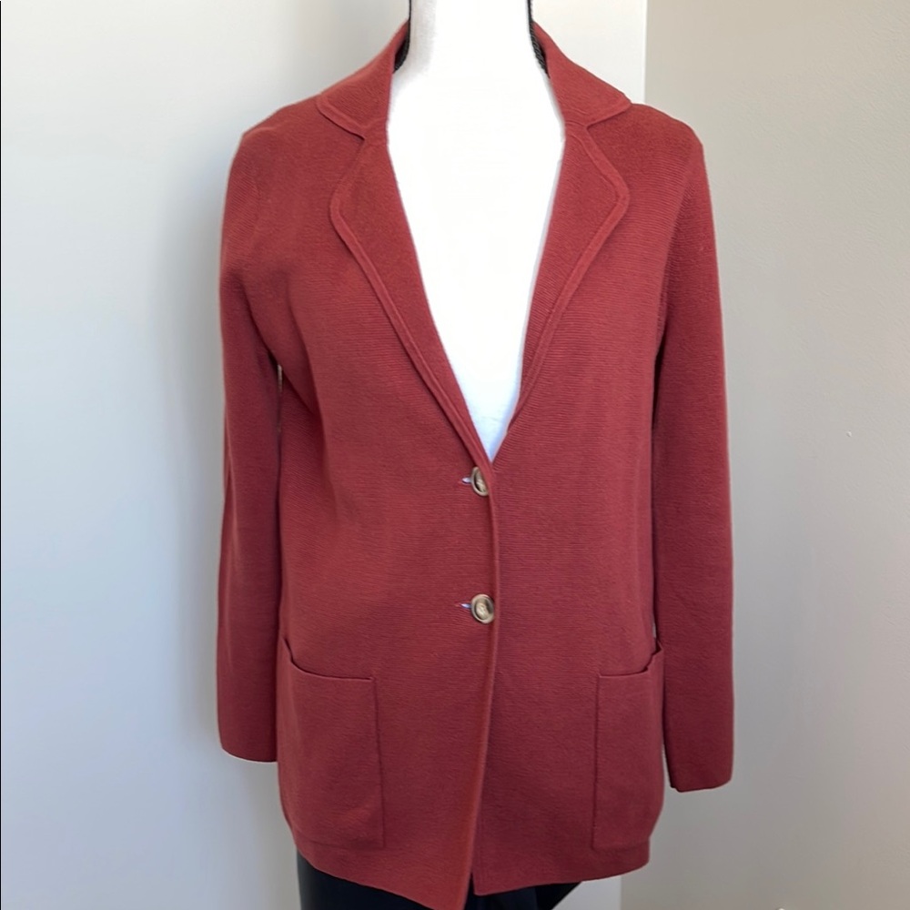 Women's Rust Blazer Jacket